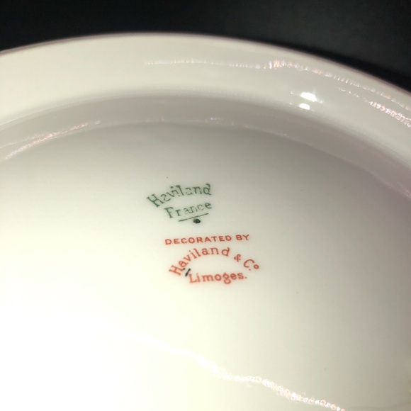 Vintage Haviland France Limoges Soup Tureen Hand Painted Gold Trim MCM - Picture 13 of 14